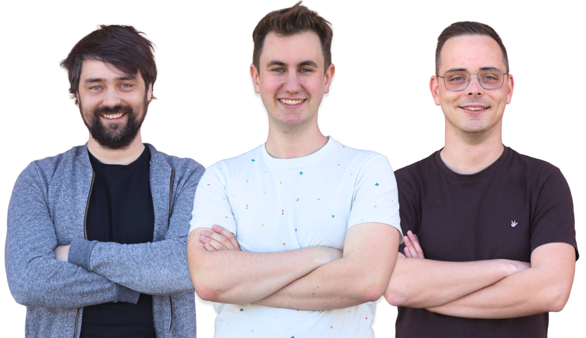 Lars, Erik en Stefan